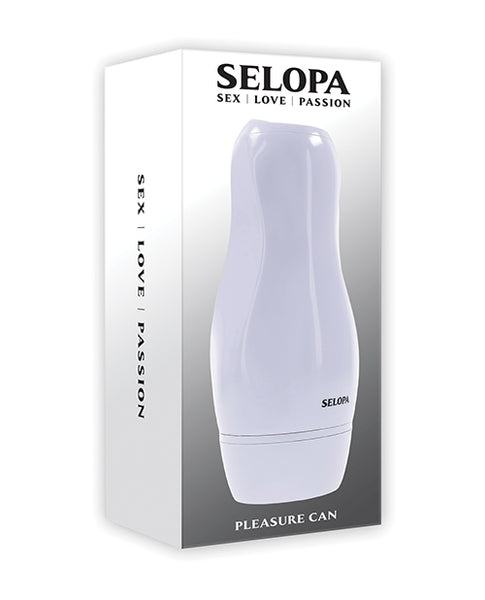 Selopa Pleasure Can Stroker, White