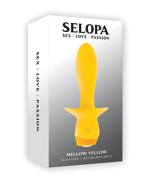 Selopa Mellow Yellow Vibrating Plug, Yellow