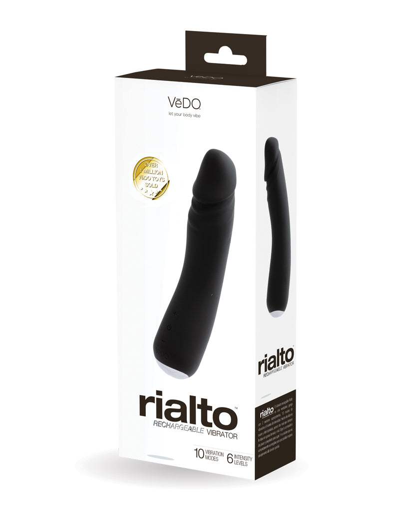 VeDO Rialto Rechargeable Vibe, Black Pearl