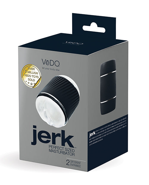 VeDO Jerk Masturbation Sleeve, Black/Clear