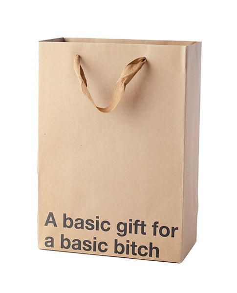A Basic Gift For a Basic Bitch Gift Bag, Pack of 3