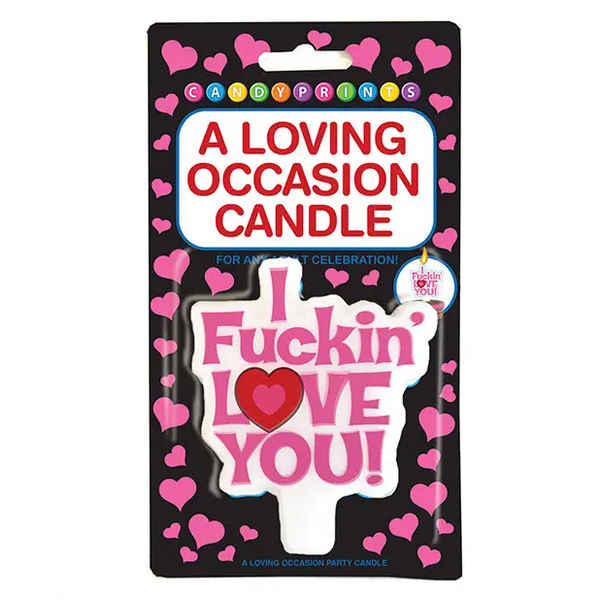 A Loving Occasion Candle - I Fuckin Love - Bachelorette & Party Supplies