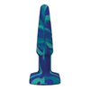 A Play 4’’ Groovy Silicone Anal Plug - Ocean - Anal Products