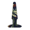 A Play 5’’ Groovy Silicone Anal Plug - Camouflage - Anal Products
