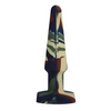 A Play 5’’ Groovy Silicone Anal Plug - Camouflage - Anal Products