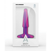A Play 5’’ Groovy Silicone Anal Plug - Multicolor/Yellow - Anal Products