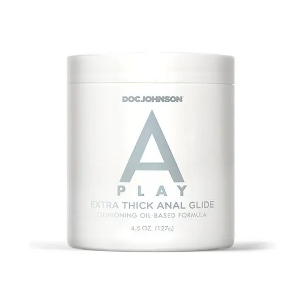 A Play Extra Thick Anal Glide w/Cushioning Oil based Formula - 4.5 oz - Lubricants