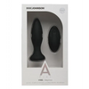 A Play Rechargeable Silicone Beginner Anal Plug w/Remote - Black - Anal Products