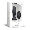 A Play Rechargeable Silicone Beginner Anal Plug w/Remote - Black - Anal Products