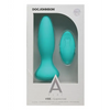 A Play Rechargeable Silicone Experienced Anal Plug w/Remote - Teal - Anal Products