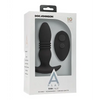 A Play Rise Rechargeable Silicone Anal Plug w/Remote - Black - Anal Products