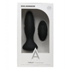 A Play Thrust Experienced Rechargeable Silicone Anal Plug w/Remote - Black - Anal Products