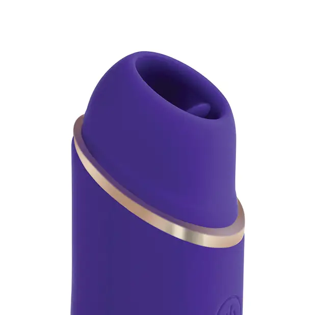 Abby Mini Clit Licking Vibrator Tongue Sex Toy - Purple - Vibrators