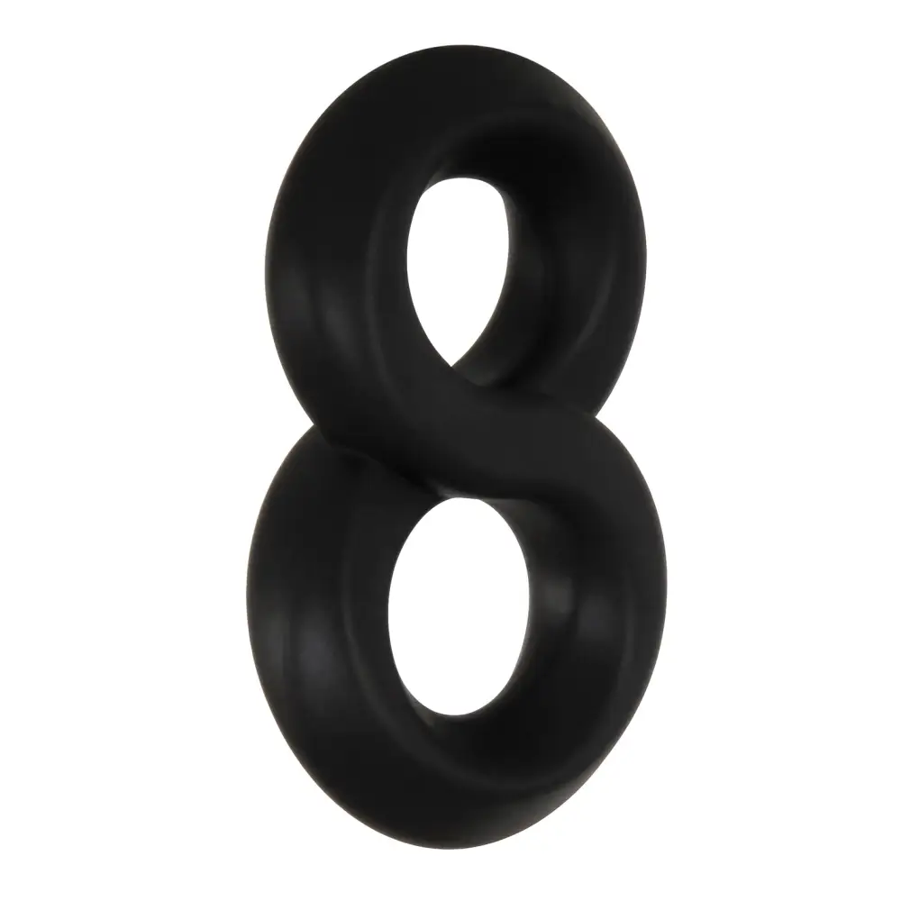 Adam & Eve Adam’s Deluxe Penis Ring Sampler - Black/Smoke - Penis Enhancement
