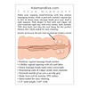 Adam & Eve Adam’s Tight Stroker w/Massage Beads - Ivory - Dolls & Masturbators