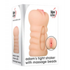 Adam & Eve Adam’s Tight Stroker w/Massage Beads - Ivory - Dolls & Masturbators