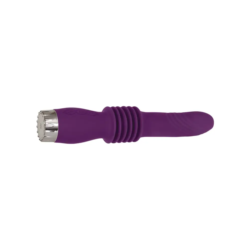 Adam & Eve Deep Love Thrusting Wand - Purple - Vibrators