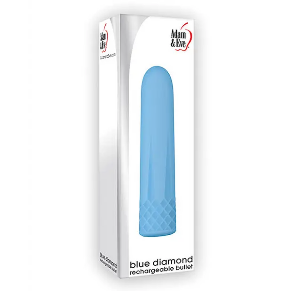 Adam & Eve Diamond Bullet - Blue - Stimulators