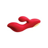 Adam & Eve Eve’s Big & Curvy G Dual Stimulating Vibe - Red/Gold - Vibrators