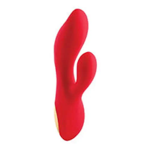 Adam & Eve Eve’s Big & Curvy G Dual Stimulating Vibe - Red/Gold - Vibrators