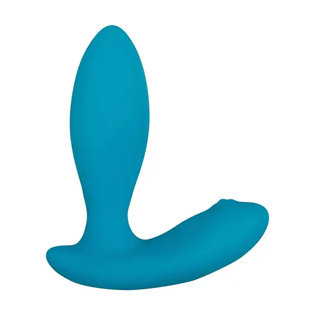 Adam & Eve Eve’s G Spot Thumper w/Clit Motion Massager - Teal - Stimulators