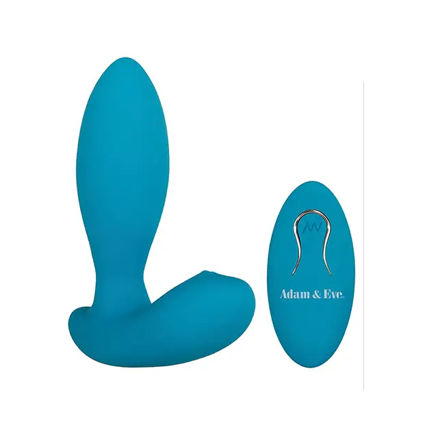 Adam & Eve Eve’s G Spot Thumper w/Clit Motion Massager - Teal - Stimulators