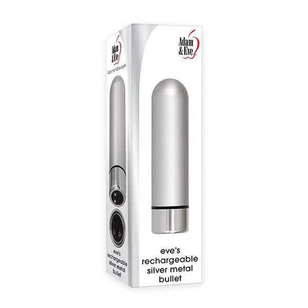 Adam & Eve Eve’s Rechargeable Silver Metal Bullet - Stimulators