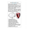 Adam & Eve Red Heart Gem Glass Plug - Large - Anal Products