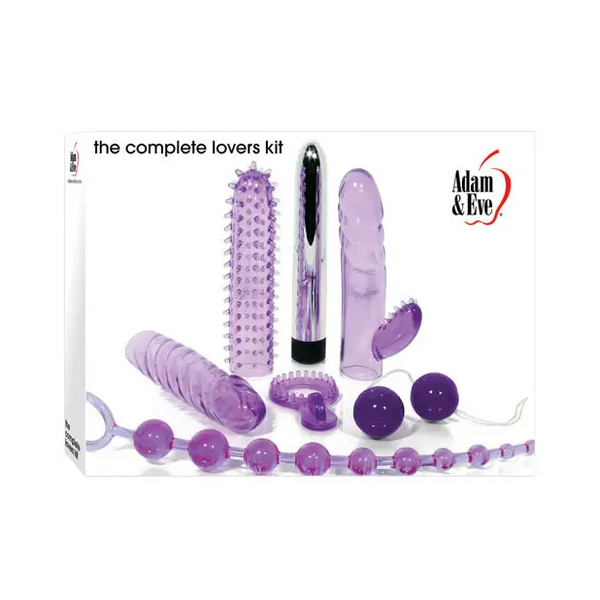 Adam & Eve The Complete Lovers Kit - Purple - Vibrators