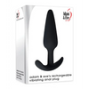 Adam & Eve’s Rechargeable Vibrating Anal Plug - Black - Anal Products