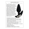 Adam & Eve’s Rechargeable Vibrating Anal Plug - Black - Anal Products