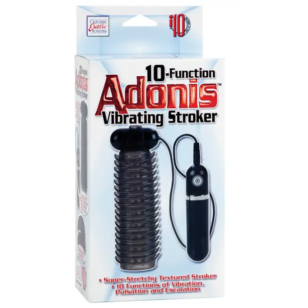 Adonis Vibrating Stroker - 10 Function Smoke - Dolls & Masturbators