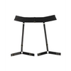 Adore Bombshell Garter Belt w/Leg Bands Black O/S - Lingerie - Packaged