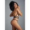 Adore Izabel Open Teddy w/Dual Waist Black O/S - Lingerie - Packaged