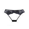 Adore Kiss Mesh & Lace Open Panty Black O/S - Lingerie - Packaged