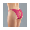 Adore Lace Enchanted Belle Panty Hot Pink O/S - Lingerie - Packaged