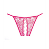 Adore Lace Enchanted Belle Panty Hot Pink O/S - Lingerie - Packaged