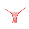 Adore Lace Enchanted Belle Panty Red O/S - Lingerie - Packaged