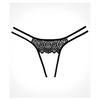 Adore Lovestruck Panty Black O/S - Lingerie - Packaged