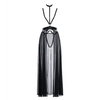 Adore Mademoiselle Moi Harness Teddy Dress w/Attached Open Panty Black O/S - Lingerie - Packaged