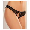 Adore Mirabelle Plum Panty Black O/S - Lingerie - Packaged