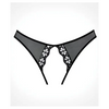 Adore Mirabelle Plum Panty Black O/S - Lingerie - Packaged