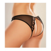 Adore Mirabelle Plum Panty Black O/S - Lingerie - Packaged