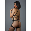 Adore One Night Stand Corselette & G-String (Pasties Not Included) Black O/S - Lingerie - Packaged