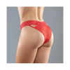 Adore Sheer & Lace Desire Panty Red O/S - Lingerie - Packaged