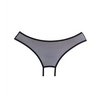 Adore Sheer Teaz Open Panty Black O/S - Lingerie - Packaged