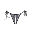 Adore Sugar Tie Side Open Lace Panty Black O/S - Lingerie - Packaged