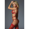 Adore Touch Me if You Dare Teddy Red O/S - Lingerie - Packaged