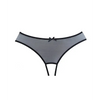Adore Wild Nite Mesh Open Back Panty Black O/S - Lingerie - Packaged