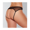 Adore Wild Nite Mesh Open Back Panty Black O/S - Lingerie - Packaged